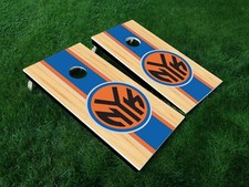 New York Knicks Round Logo Cornhole Board Decal Wrap Skin Qty 1 24.25" x 48.25"