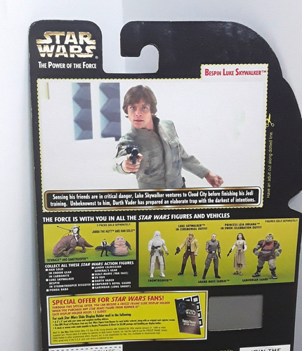 Star Wars Power Of The Force Bespin Luke Skywalker Freeze Frame Action 1997 - Bild 3 von 11