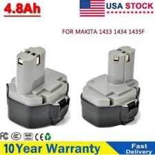 2Pack 14.4 VOLT BATTERY For MAKITA 1433 1434 1435 1420 1422 1435F 14.4V Cordless