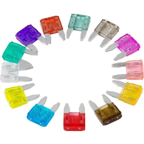High Quality Mini Blade Fuse Fuses For Car Van Bike - 5A, 10A, 15A, 20A, 25Amp - Picture 2 of 25