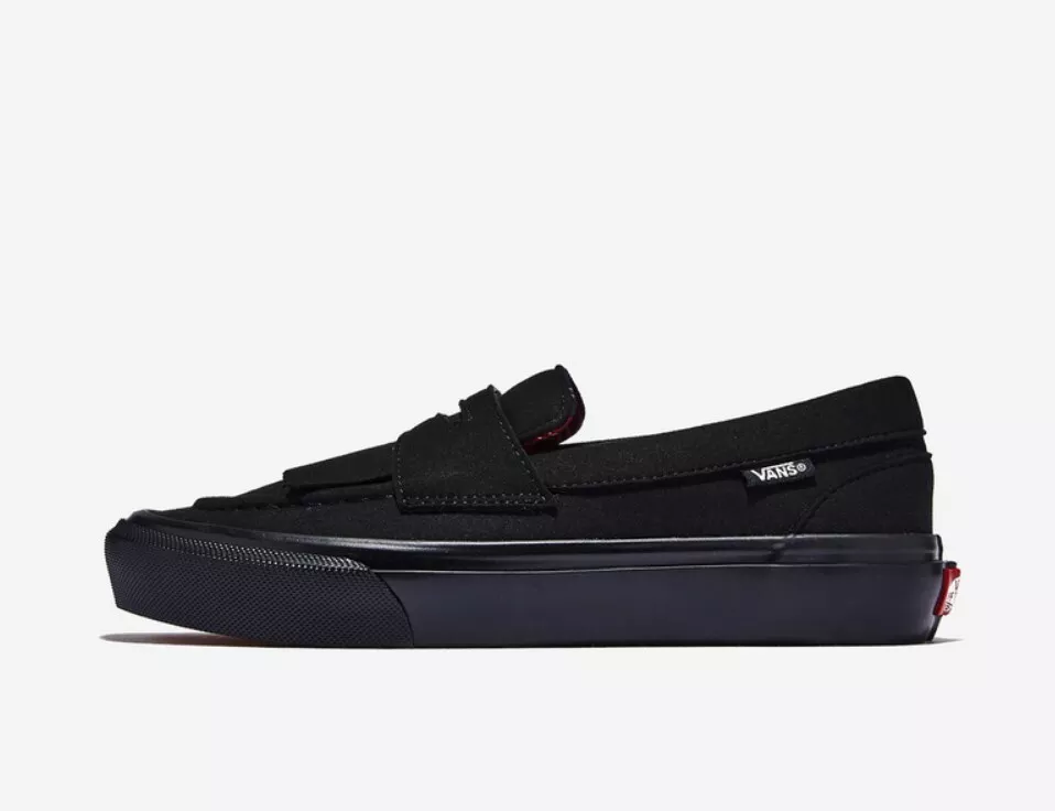 VANS X FUDGE LOAFER MEN'S SNEAKERS V196CF FDG BLACK CLASSIC VANS X FUDGE LOAFER MEN'S SNEAKERS V196CF FDG BLACK CLASSIC