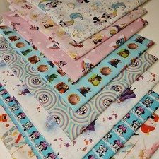 Mickie Minnie Elsa 100% Cotton Fabric Dress Craft Costume Quilting Material 58"