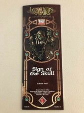Legends  Lairs D20 Sign of the Skull D D Adventure Series 2 Number 15 - New