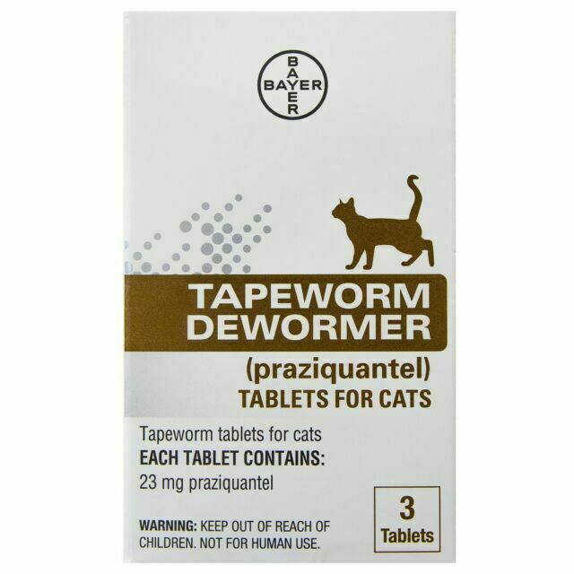 Bayer 85436708 Tapeworm Dewormer for Cats 6 ...