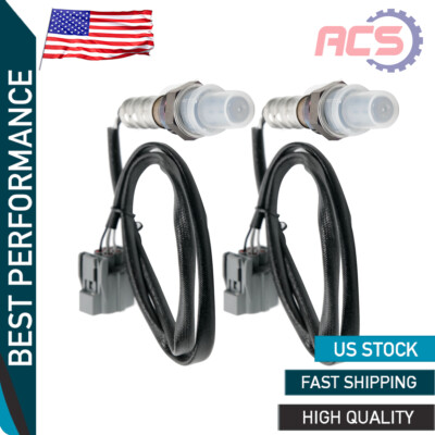 2Pcs Oxygen Sensor For 2001-2005 Honda Civic 1.7L D17A7 234-4092 Front & Rear 