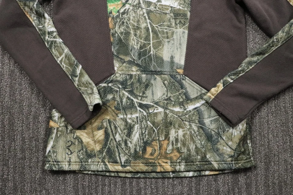 Under armour Men's Small Cold Gear Hoodie Real Tree Camo Hunting Winter Pockets - Image 2 of 4