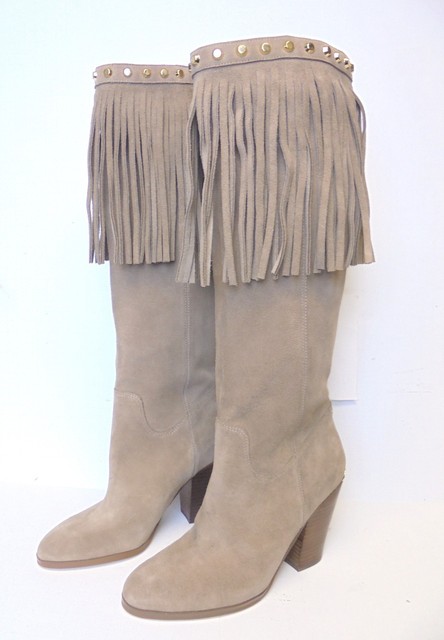 mk suede boots