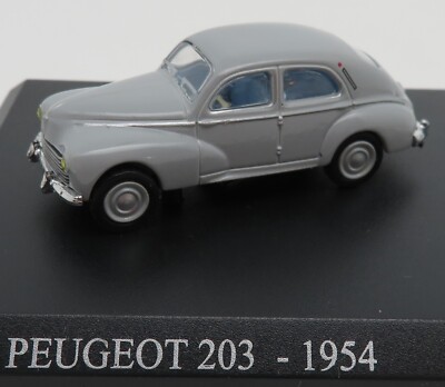Miniature NOREV N°14 – Peugeot 203 Grise – Ancienne En Boîte