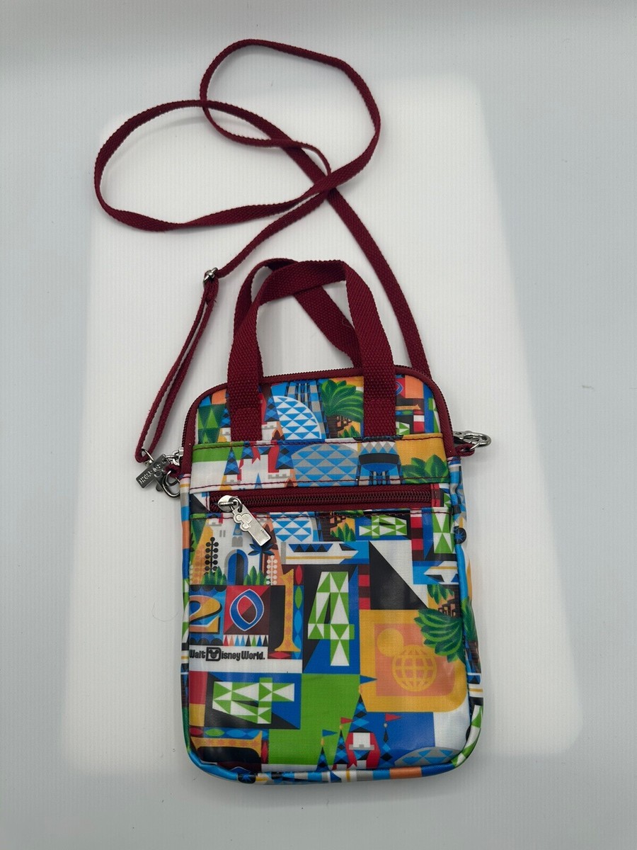 Walt Disney World Zipper Purse Bag Crossbody 2014 Tech with Strap