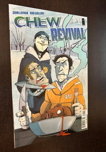 CHEW / REVIVAL #1 (Image Comics 2014) -- SIGNED By John Layman -- NM- Or Better