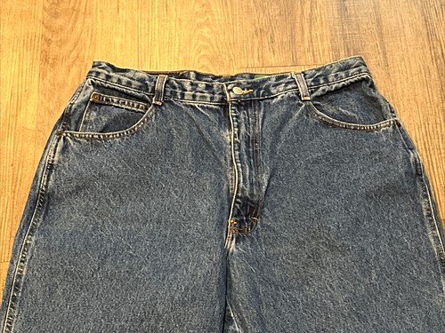 Vintage 1990's Gitano Men's Blue Jeans Size 32x28 Made in Jamaica Collectible - Picture 2 of 16