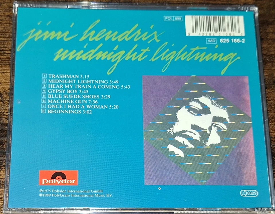 JIMI HENDRIX - MIDNIGHT LIGHTNING CD Polydor 1989 - Bild 2 von 2
