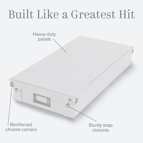 Cassette Tape Storage Box - Durable 2 Pack - Holds 50 Cases - Easy Organization - Bild 5 von 8