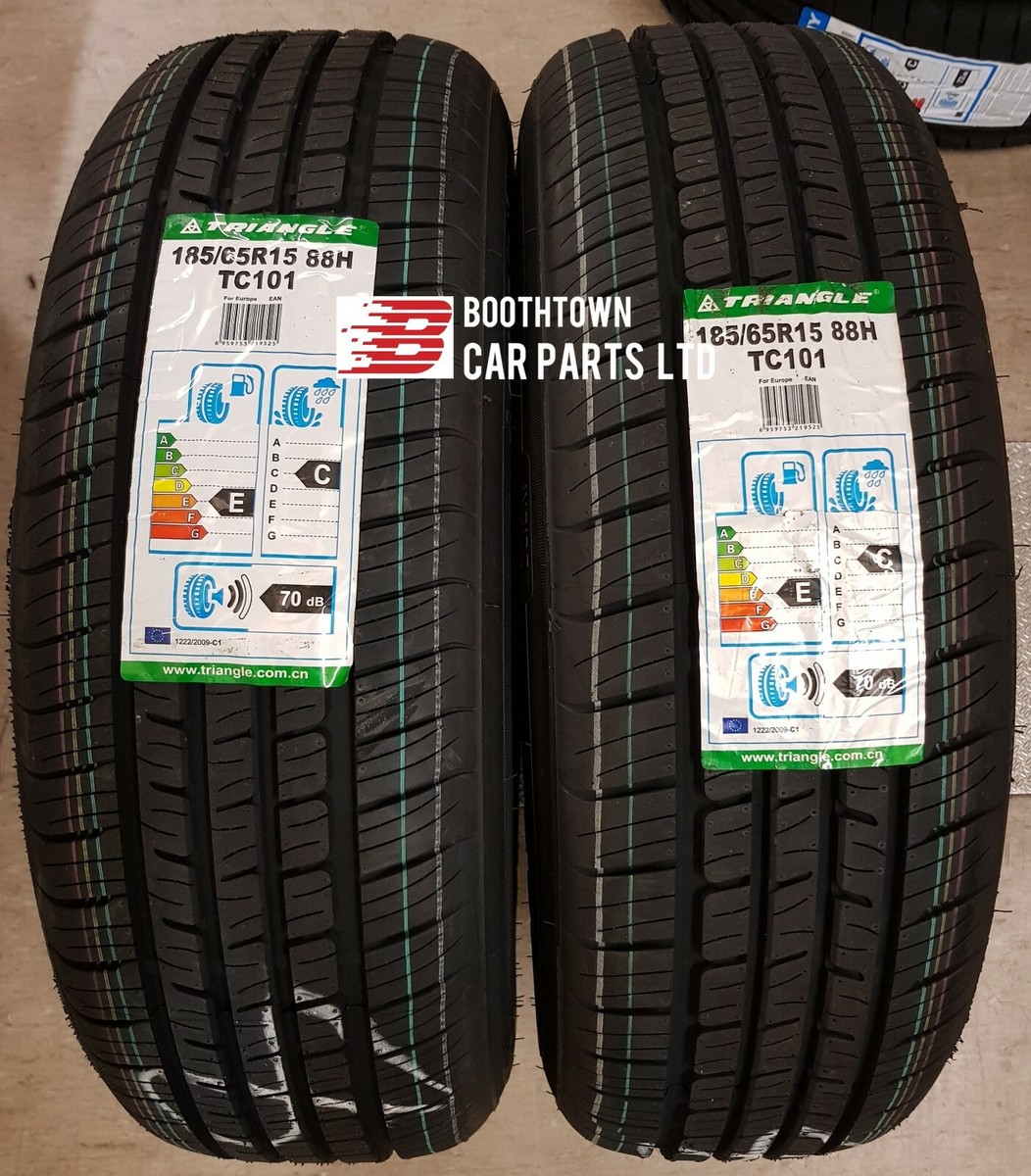 2x 185 65 15 SUMMER TYRE Triangle 185 65 15 TC101 185/65R15 88H | eBay