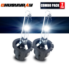 Headlight Bulb Xenon Lamp Parts Replacement Vehicle White 2pcs Set 55w