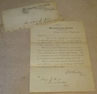 1872 Department of Interior Pension Letter Eliza J Fisk Bethel VT (Civil War ?)