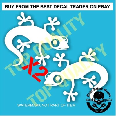 GEKO LIZARD Decal Sticker for Boat Car Truck Van Eski Fridge Etc