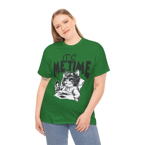 Viral Humor Cat T-Shirt - Internet-Worthy Funny Tee It's Me Time - Picture 48 of 73