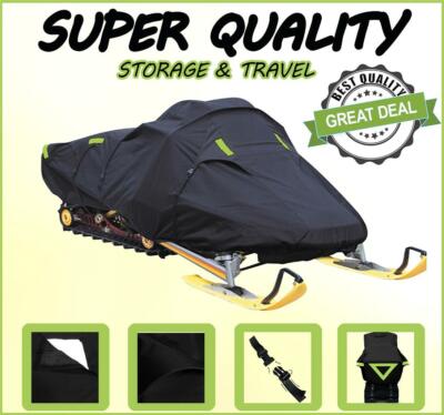 Black Snowmobile Cover fits Models: Yamaha RS Vector 2004-2011 2012 2013