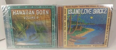 Hawaiian Born Volume 4 & Island Love Shack 2 Lot!  (CD, 2006) VARIOUS ARTISTS.