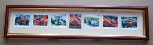 SCHUMACHER (THE RINGMASTER) FORMULA ONE FRAMED CARDS - 第 1/1 張圖片