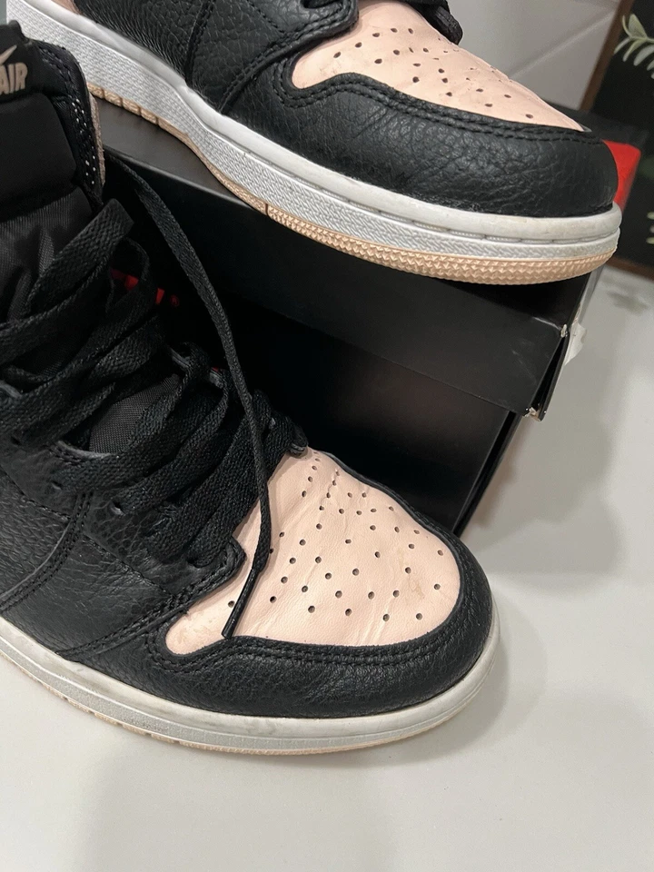 AIR JORDAN 1 RETRO HIGH OG 10 CRIMSON TINT 555088 081 PEACH PINK ARCTIC PUNCH - Изображение 2 из 4