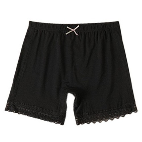 Girl Lined Knickers Modal Safety Render Pants Elastic Solid Leggings Lace Shorts - Picture 10 of 15