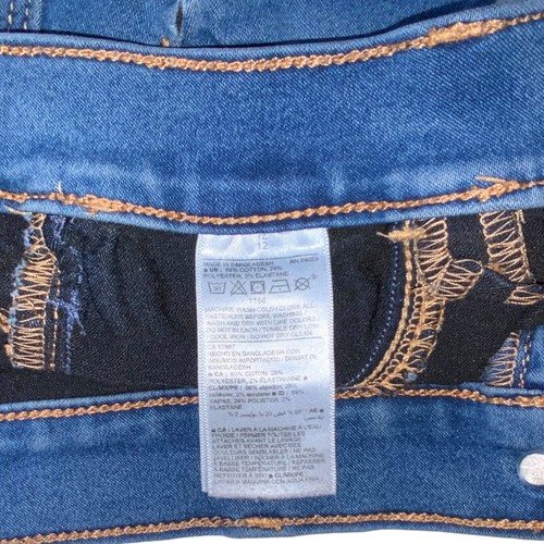 Old Navy Pre-Owned Girls Ballerina 360° Stretch Medium Wash Jeggings - Size 12 - Picture 9 of 13