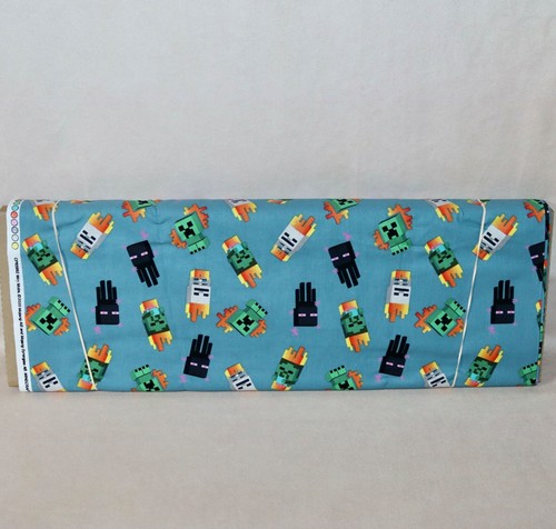 Minecraft Mini Mobs Cotton Fabric 1/4 Yard 9” X 44” Brand New - Picture 3 of 23