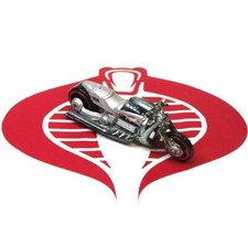 HOT WHEELS Airy 8 Silver Die Cast Motorcycle Bike 1:64 Scale Loose Mattel