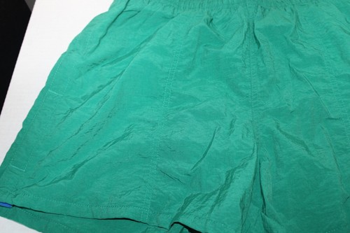 Vintage JANTZEN Green Swim Trunks Drawstring Green/blue LARGE Rn37966 - Picture 2 of 9