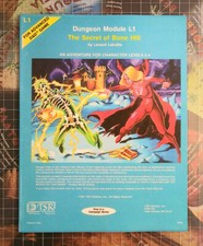 L1 The Secret of Bone Hill - Dungeons & Dragons - D&D - AD&D