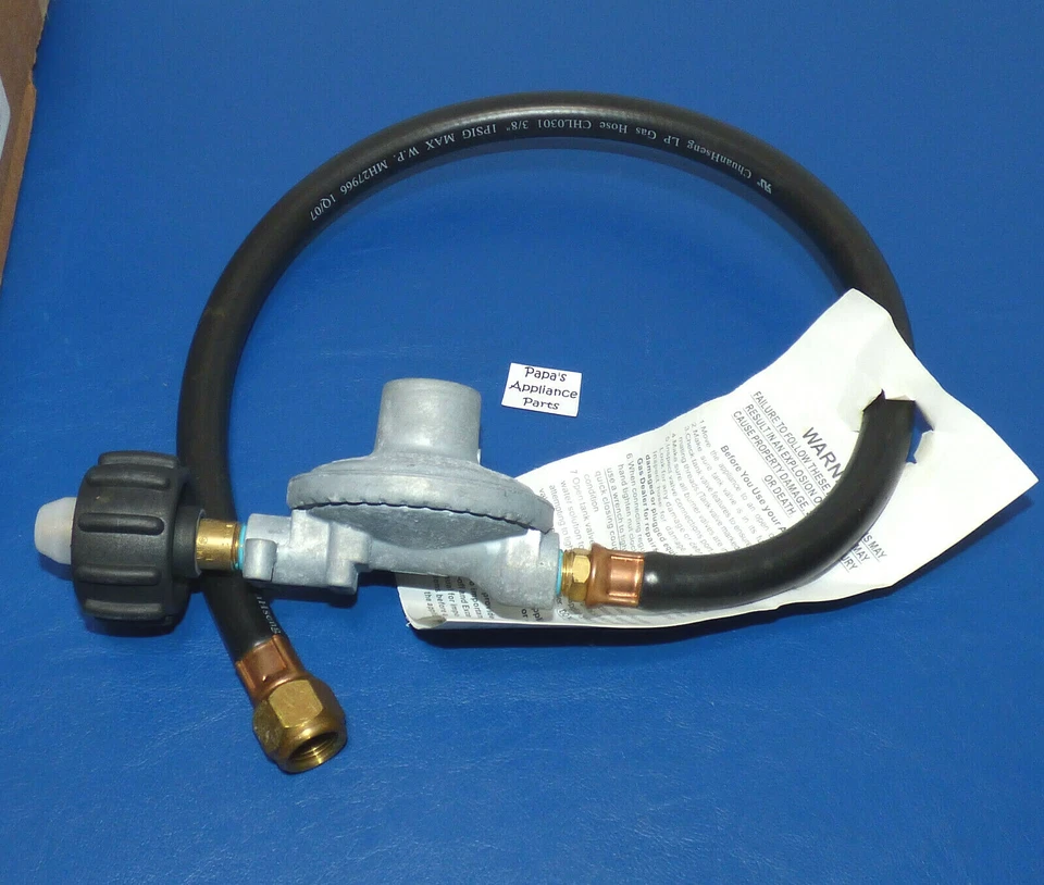 NUEVO GENUINO OEM KITCHENAID W10128746 PARRILLA BARBACOA REGULADOR DE PRESIÓN DE GAS CONJUNTO Foto 2 de 2