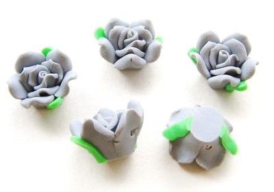 Fimo Perlen Polymer Clay Beads verschiedene Motive 12mm 10 Stück SERAJOSY