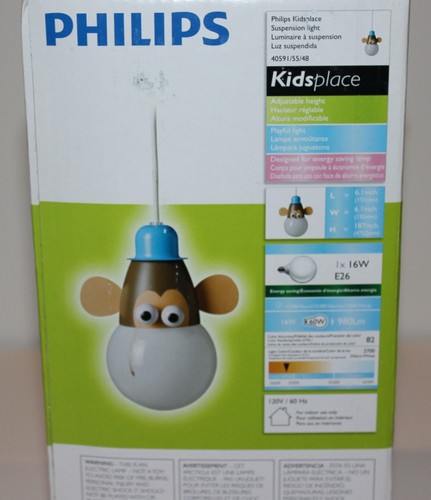Kidsplace Monkey Suspension Light Fixture - New In Box - 40591/55/48 - Picture 2 of 3