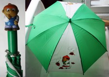 VINTAGE 90'S LITTLE KID FIGURE CHILDREN UMBRELLA NEW NOS 