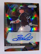 2020 Prizm Baseball Zack Collins RC Cosmic Haze Rookie Auto /50 #RA-ZC White Sox