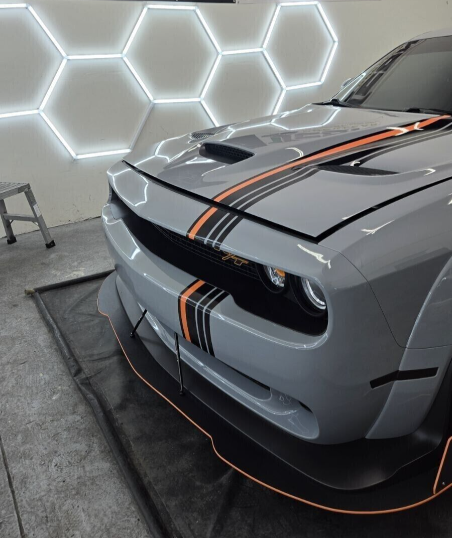 Vinyl Wrap Dodge Challenger Hood | Dodge Cars Best