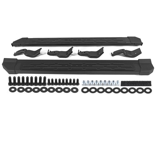 Black Running Board Side Step Nerf Bar Fit For Ford Bronco 2Door 20212023 Steel - Picture 6 of 13