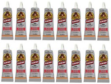 Gorilla 16 Pack 0.2 Ounce Tubes Clear Grip Waterproof Contact Adhesive Minis