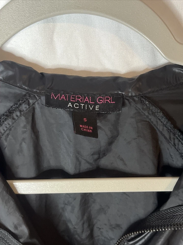 Material Girl Color block Wind breaker jacket Size small thin coat - Image 3 of 4