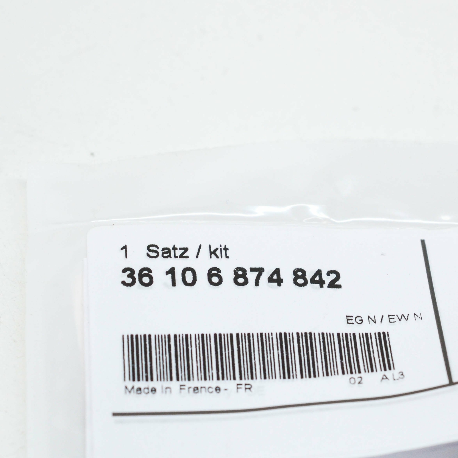 BMW 5 G30 RDCI Tyre Pressure Valve Screw Repair Kit 36106874842
