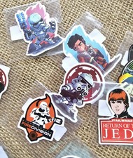 Disneys Star Wars Waterproof Stickers 2" , 24 Pieces
