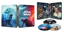 The Rise Of Skywalker Steelbook 4K Ultra HD Blu-ray New Star Wars Free Shipping