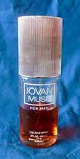 Vintage Coty JOVAN MUSK Aftershave/Eau de Cologne for Men (3 fl oz) USED - 60% F