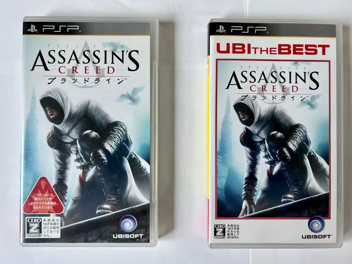 Assassin's Creed Bloodlines Lot Of 2 PlayStation Portab PSP w/ Box Japan  Used