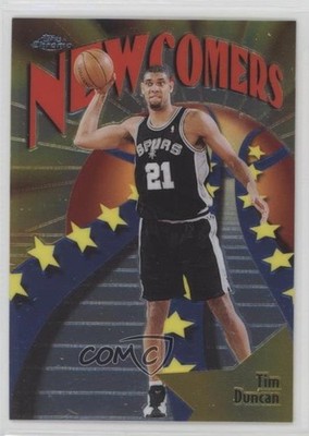 1998-99 Topps Chrome Season's Best Newcomers Tim Duncan #SB26 HOF 13c7