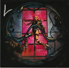 Lady Gaga autograph Chromatica CD cover art card signed by Gaga in silver marker