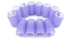 Medium Self Grip Hair Rollers, 30Mm/1.2", 12PCS for DIY or Salon Use