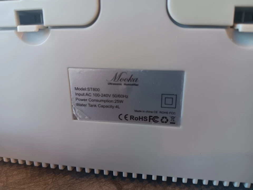 Mooka Cool Mist Humidifier ST800- Works Perfectly, Great Condition  - Image 4 of 4